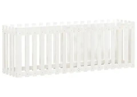 Pat înălțat grădină design gard 200x50x70 cm lemn impregnat pin - 4/5