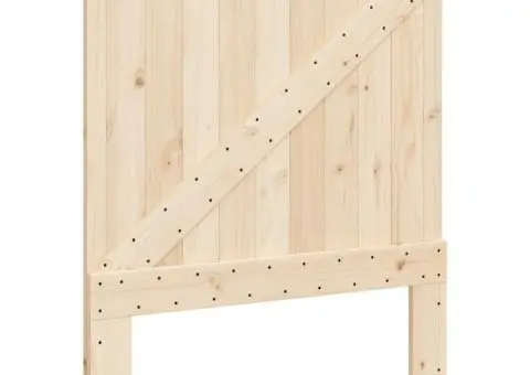 Tăblie de pat, 90x104 cm, lemn masiv de pin - 2/5