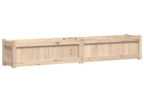 Jardiniere de grădină, 2 buc., lemn masiv de pin - 4/5