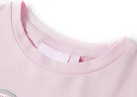 Tricou pentru copii, roz deschis, 116 - 3/5