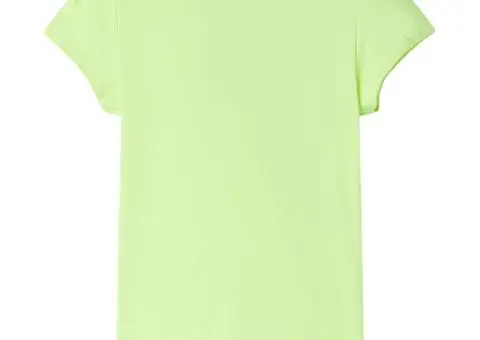 Tricou pentru copii, galben neon, 92 - 2/5