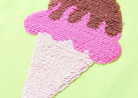 Tricou pentru copii, galben neon, 92 - 4/5