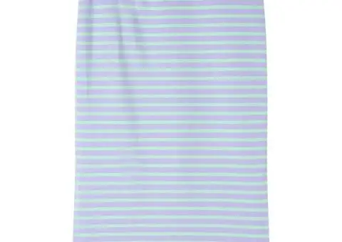 Fustă dreaptă pentru copii cu dungi, verde mentă aprins, 104 - 2/5