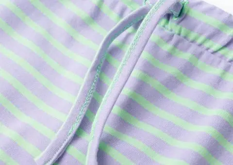 Fustă dreaptă pentru copii cu dungi, verde mentă aprins, 104 - 4/5