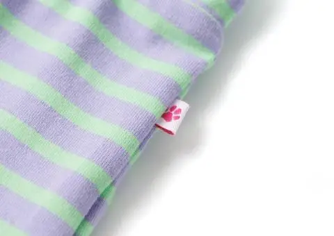 Fustă dreaptă pentru copii cu dungi, verde mentă aprins, 104 - 5/5