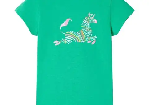 Tricou pentru copii, verde, 140 - 1/5