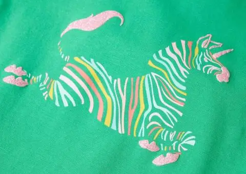 Tricou pentru copii, verde, 140 - 4/5