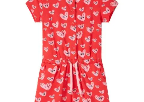 Salopetă pentru copii, roșu, 116 - 1/5