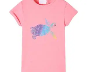 Tricou de copii, roz aprins, 116