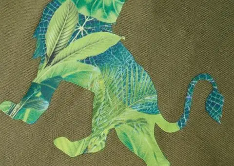 Tricou pentru copii, kaki, 104 - 4/5