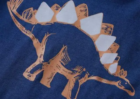 Tricou pentru copii cu mâneci lungi bleumarin 104 - 4/5