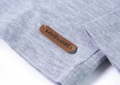 Tricou pentru copii cu mâneci lungi, gri melanj, 92 - 5/5