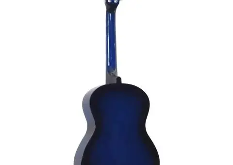 Chitară clasică începători, albastru, 4/4 39", lemn de tei - 5/5