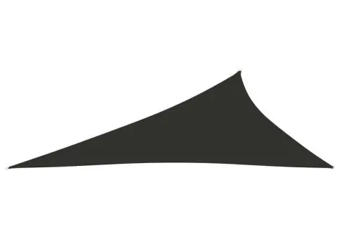 Parasolar, antracit, 4x5x6,4 m, țesătură oxford, triunghiular - 3/5