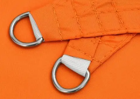 Parasolar, portocaliu, 3x4x5 m, țesătură oxford, triunghiular - 5/5