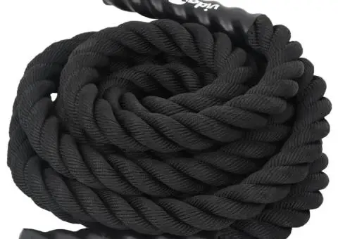 Frânghie de lucru, negru, 6 m, 4,5 kg, poliester - 3/5