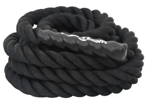 Frânghie de lucru, negru, 6 m, 4,5 kg, poliester - 5/5