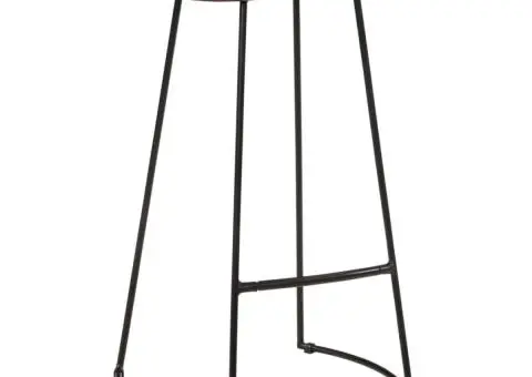 Scaune de bar, 2 buc., maro închis, 44x37,5x78 cm - 2/5