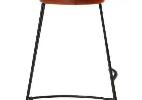 Scaune de bar, 2 buc., maro închis, 40x29,5x53 cm - 4/5