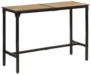 vidaXL Masă de bar, 150x55x107 cm, lemn masiv de mango nefinisat