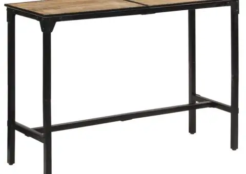 Masă de bar, 150x55x107 cm, lemn masiv de mango nefinisat - 2/5