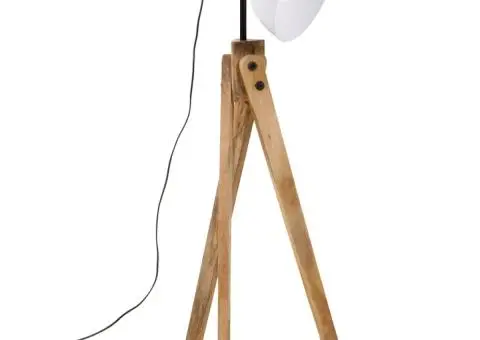 Lampă de podea 25 W, alb, 45x45x120 cm, E27 - 2/5