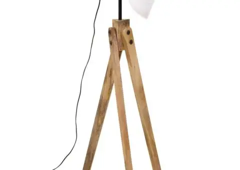 Lampă de podea 25 W, alb, 45x45x120 cm, E27 - 4/5