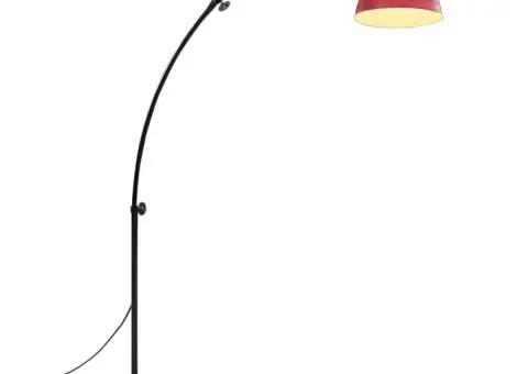 Lampă de podea, 25 W, roșu uzat, 150 cm, E27 - 1/5