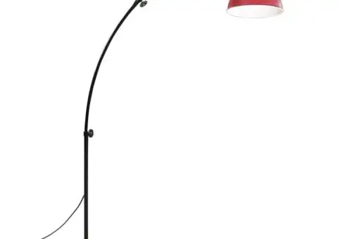 Lampă de podea, 25 W, roșu uzat, 150 cm, E27 - 2/5