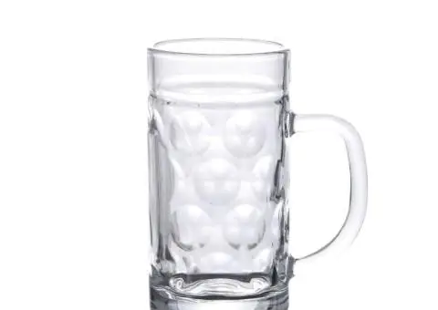 Halbe de bere cu mâner din sticlă, 6 buc., 500 ml - 3/5