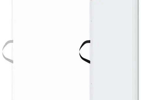 Poartă retractabilă animale de companie, alb, 102,5x125 cm - 5/5