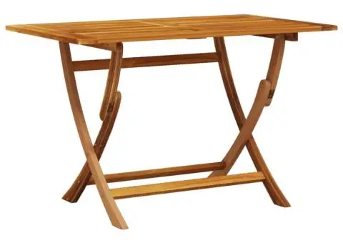 Set mobilier de grădină 5 piese polipropilenă bej/lemn masiv - 5/5