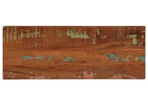 Blat de masă, 90x30x3,8 cm, dreptunghiular, lemn masiv reciclat - 1/5