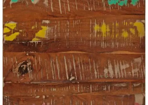 Blat de masă pătrată, 50x50x3,8 cm, lemn masiv reciclat - 2/5