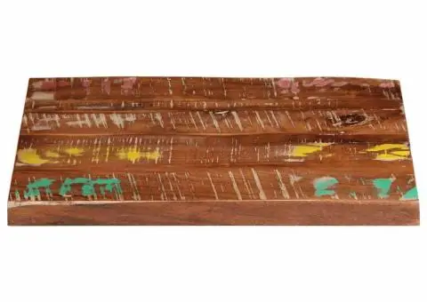 Blat de masă pătrată, 50x50x3,8 cm, lemn masiv reciclat - 3/5