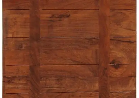 Blat de masă pătrată, 50x50x3,8 cm, lemn masiv reciclat - 5/5