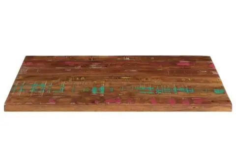 Blat de masă, 70x50x3,8 cm, dreptunghiular, lemn masiv reciclat - 3/5