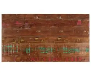 vidaXL Blat de masă, 100x60x3,8m, dreptunghiular, lemn masiv reciclat