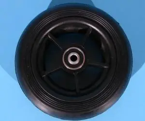 Roata cu cauciuc plin pentru scaun cu rotile 140x40