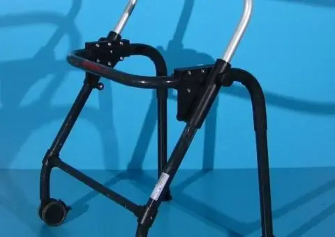 Cadru pentru mers din aluminiu cu 2 roti  Rebotec - 1/8