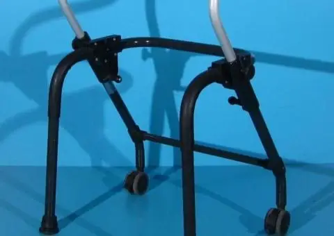 Cadru pentru mers din aluminiu cu 2 roti  Rebotec - 5/8