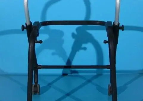 Cadru pentru mers din aluminiu cu 2 roti  Rebotec - 6/8