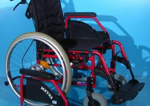 Scaun cu rotile din aluminiu Meyra   latime sezut 46 cm - 3/7