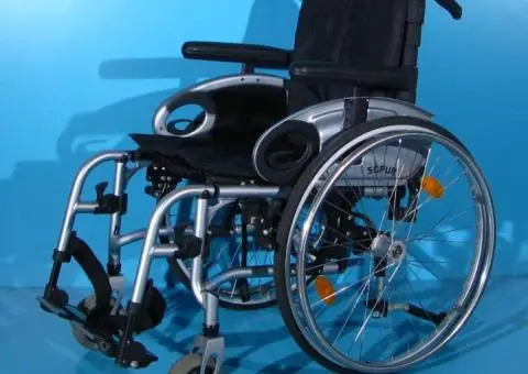 Scaun cu rotile din aluminiu semiactiv Sopur   latime sezut 43 cm - 1/7