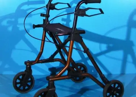 Cadru de mers cu roti din aluminiu-Dietz - 1/9