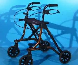 Cadru de mers cu roti din aluminiu-Dietz