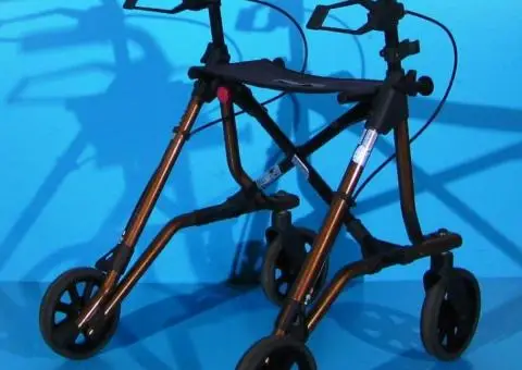 Cadru de mers cu roti din aluminiu-Dietz - 5/9