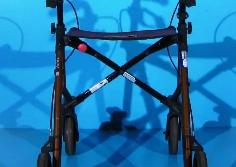 Cadru de mers cu roti din aluminiu-Dietz - 6/9