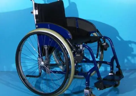 Scaun cu rotile din aluminiu activ  Sopur - latime sezut 42 cm - 3/6