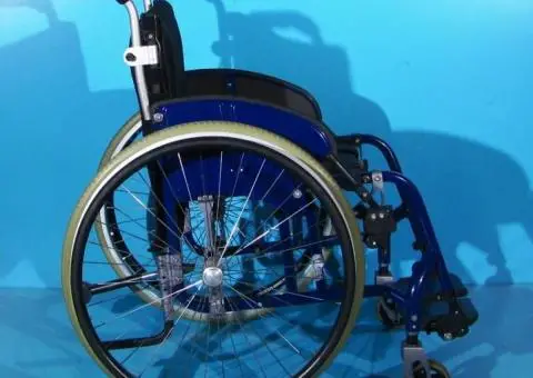 Scaun cu rotile din aluminiu activ  Sopur - latime sezut 42 cm - 4/6